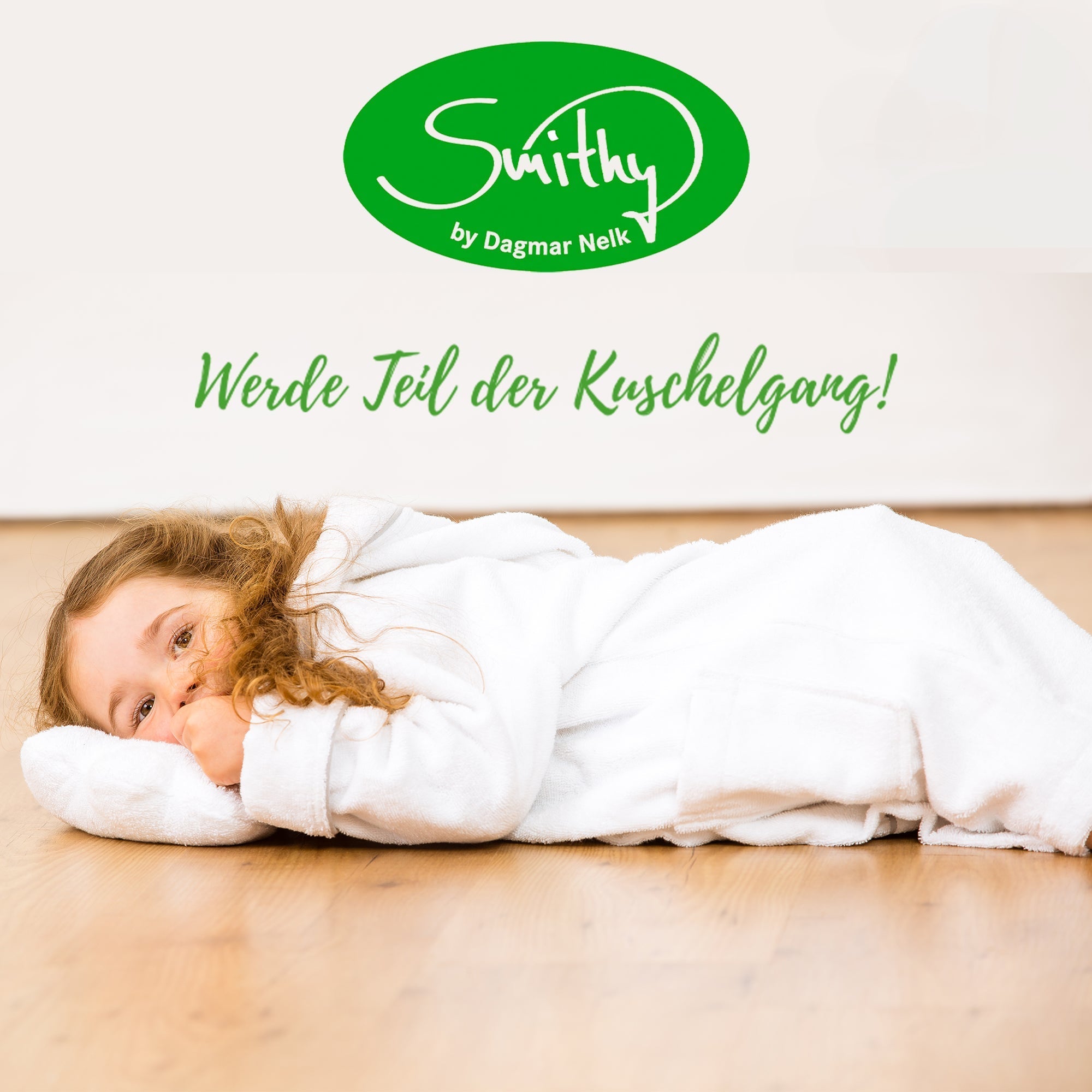 Bademantelel mit Regenbogen und Wolke - Smithy