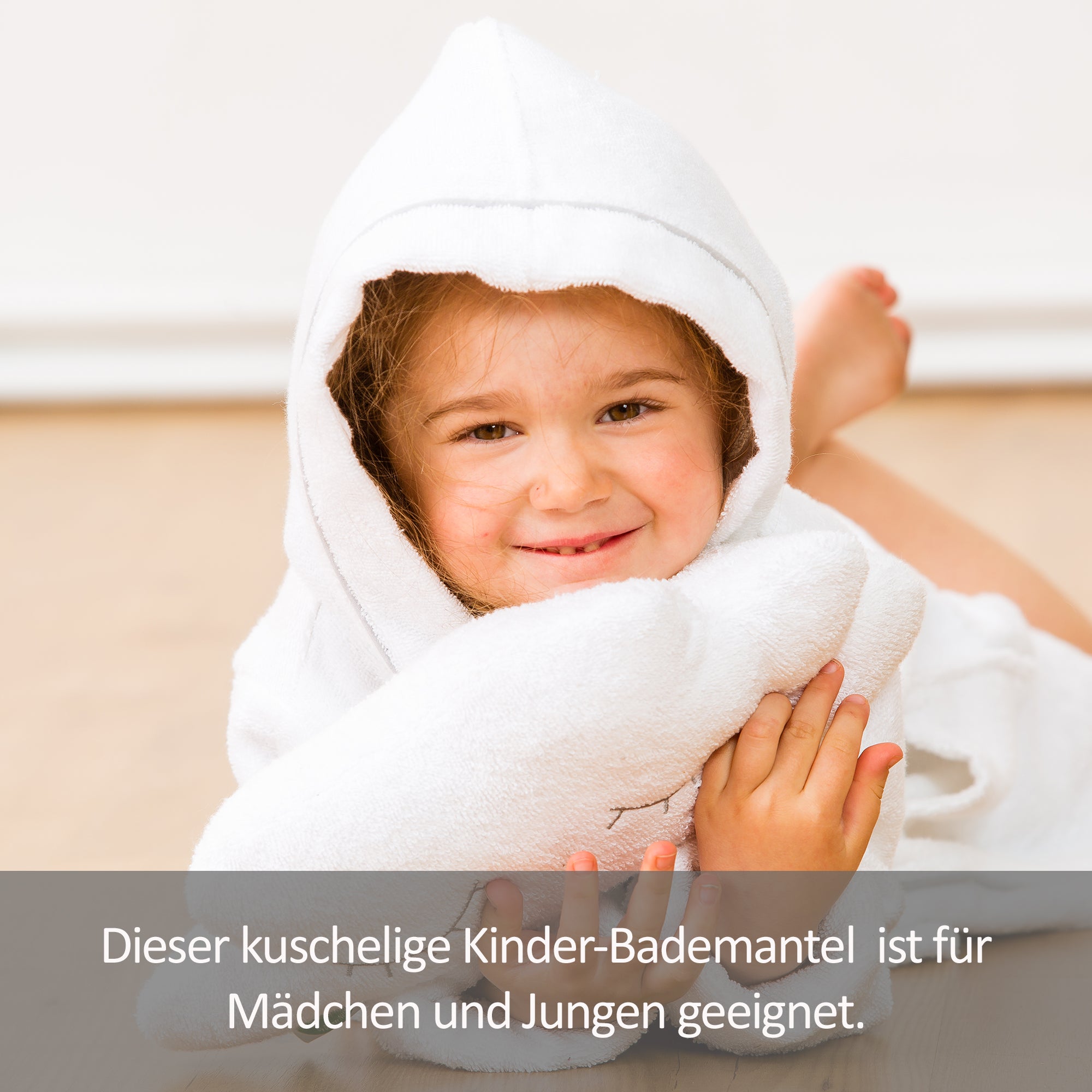 Bademantelel mit Regenbogen und Wolke - Smithy