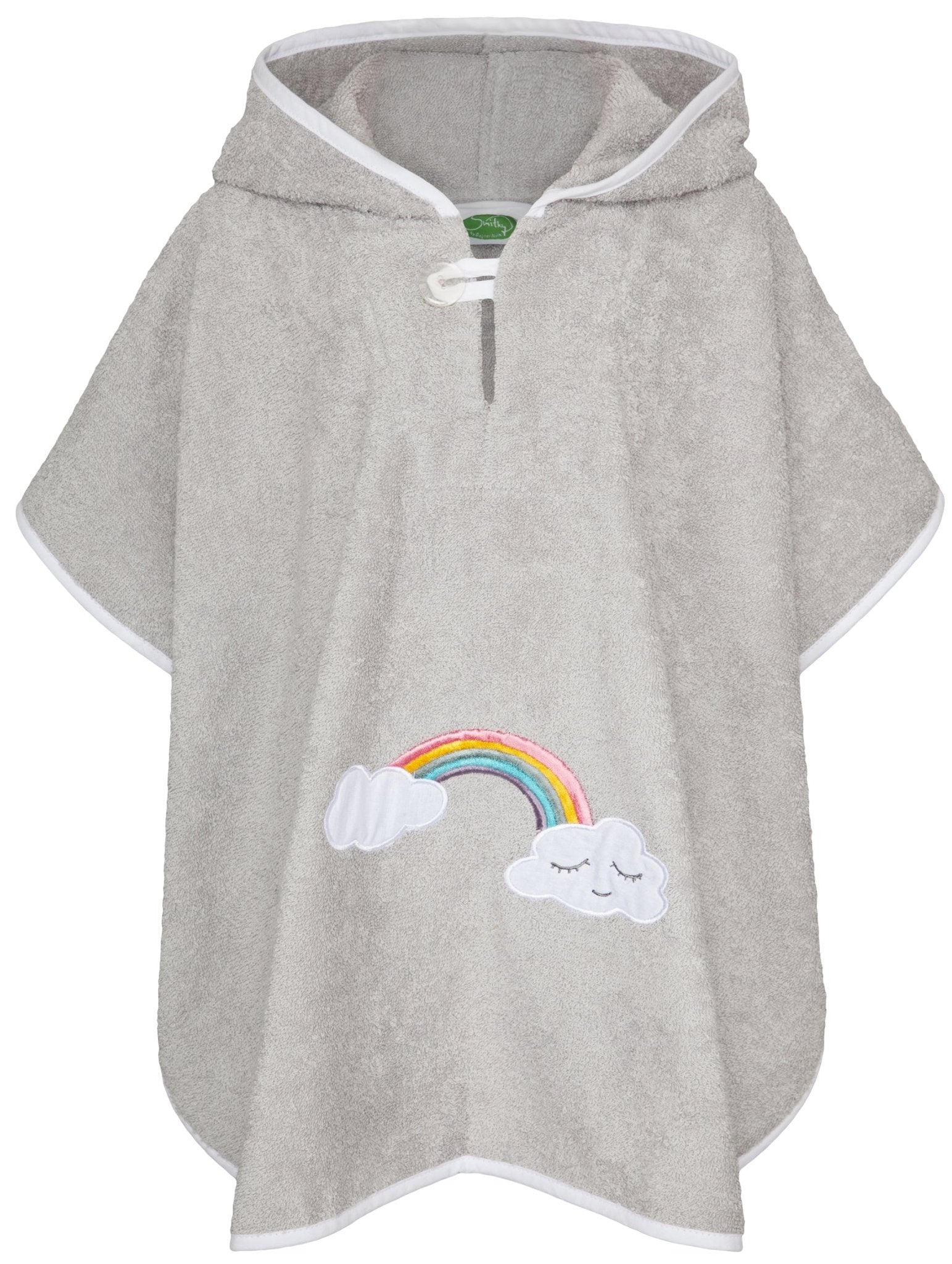 Badeponcho Wolke Regenbogen, Größe 1 bis 4 Jahre - Smithy