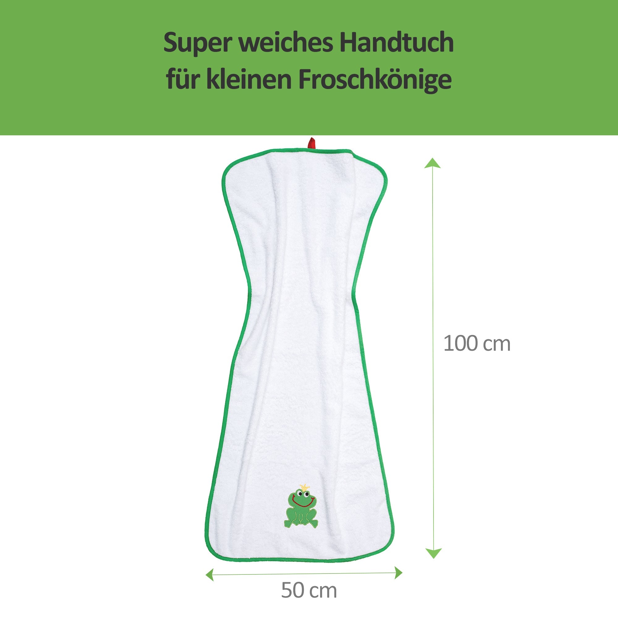 Handtuch Froschkönig, 50 x 100 - Smithy
