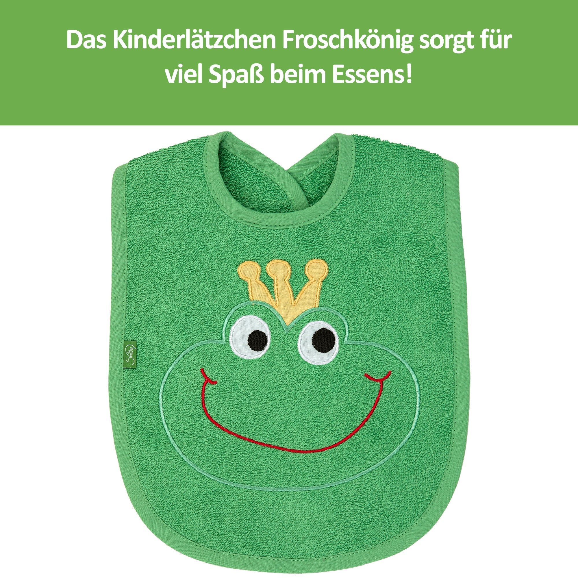 Lätzchen Froschkönig, grün - Smithy