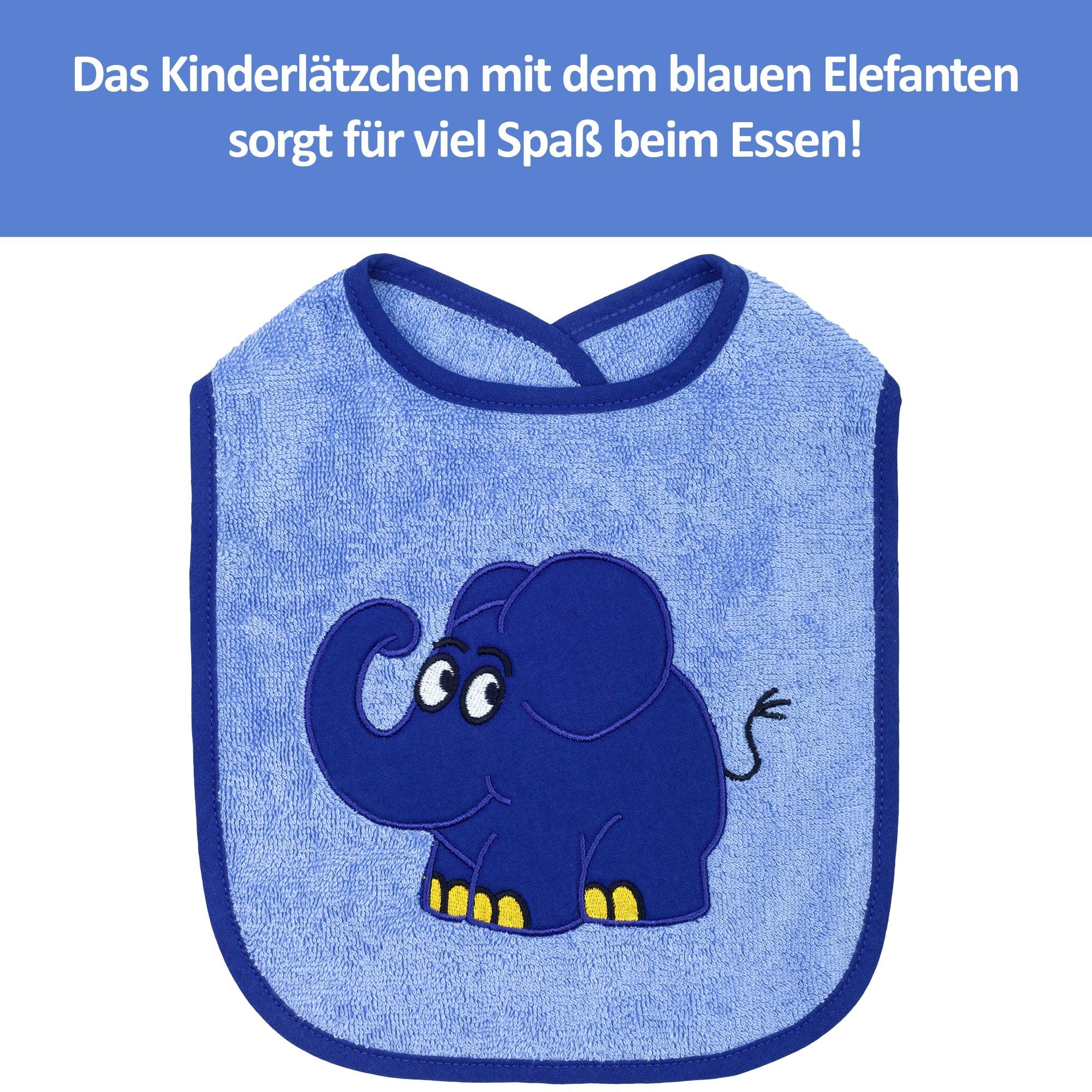 Lätzchen mit dem blauen Elefanten - Smithy