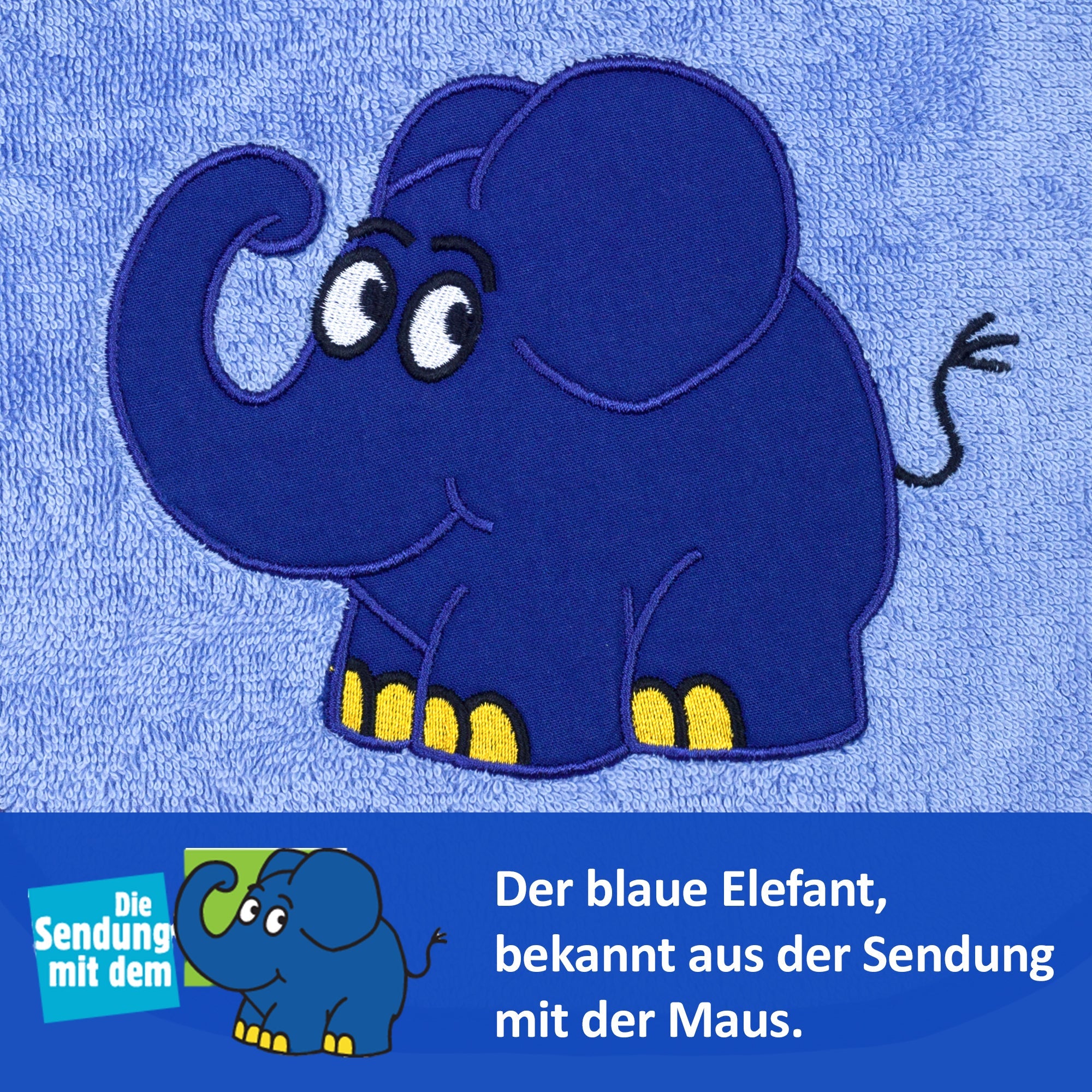 Lätzchen mit dem blauen Elefanten - Smithy