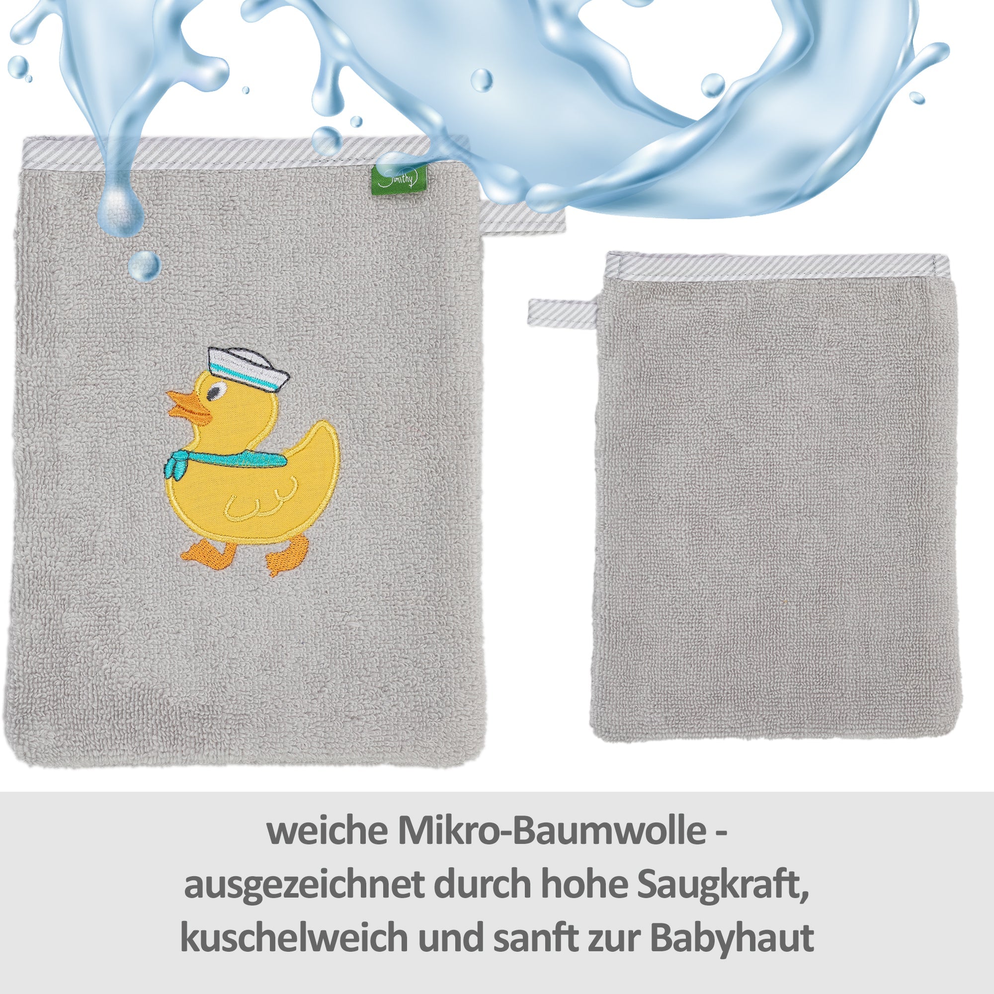 Premium Waschhandschuh Ente - Smithy