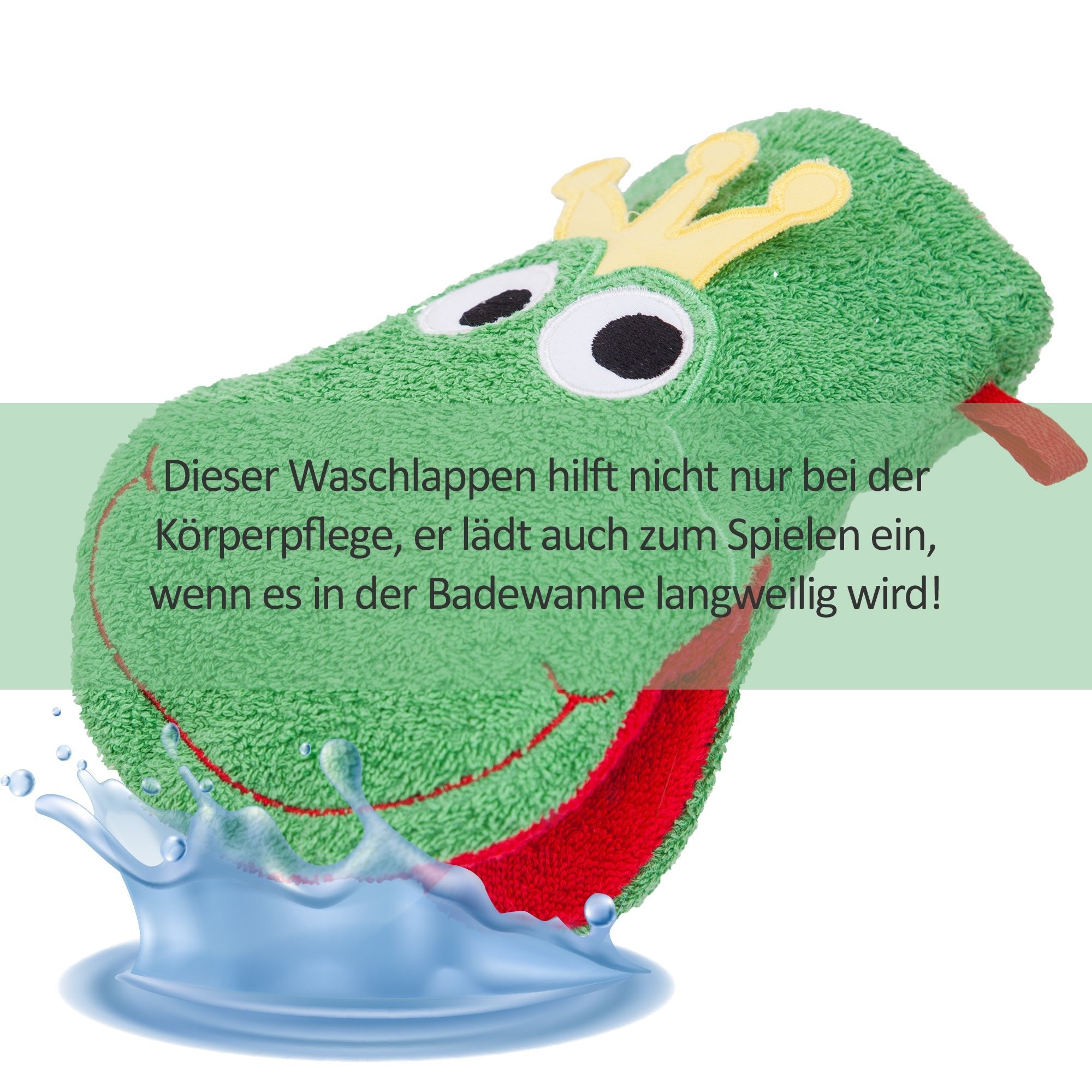 Waschhandschuh zum Spielen Frosch - Smithy