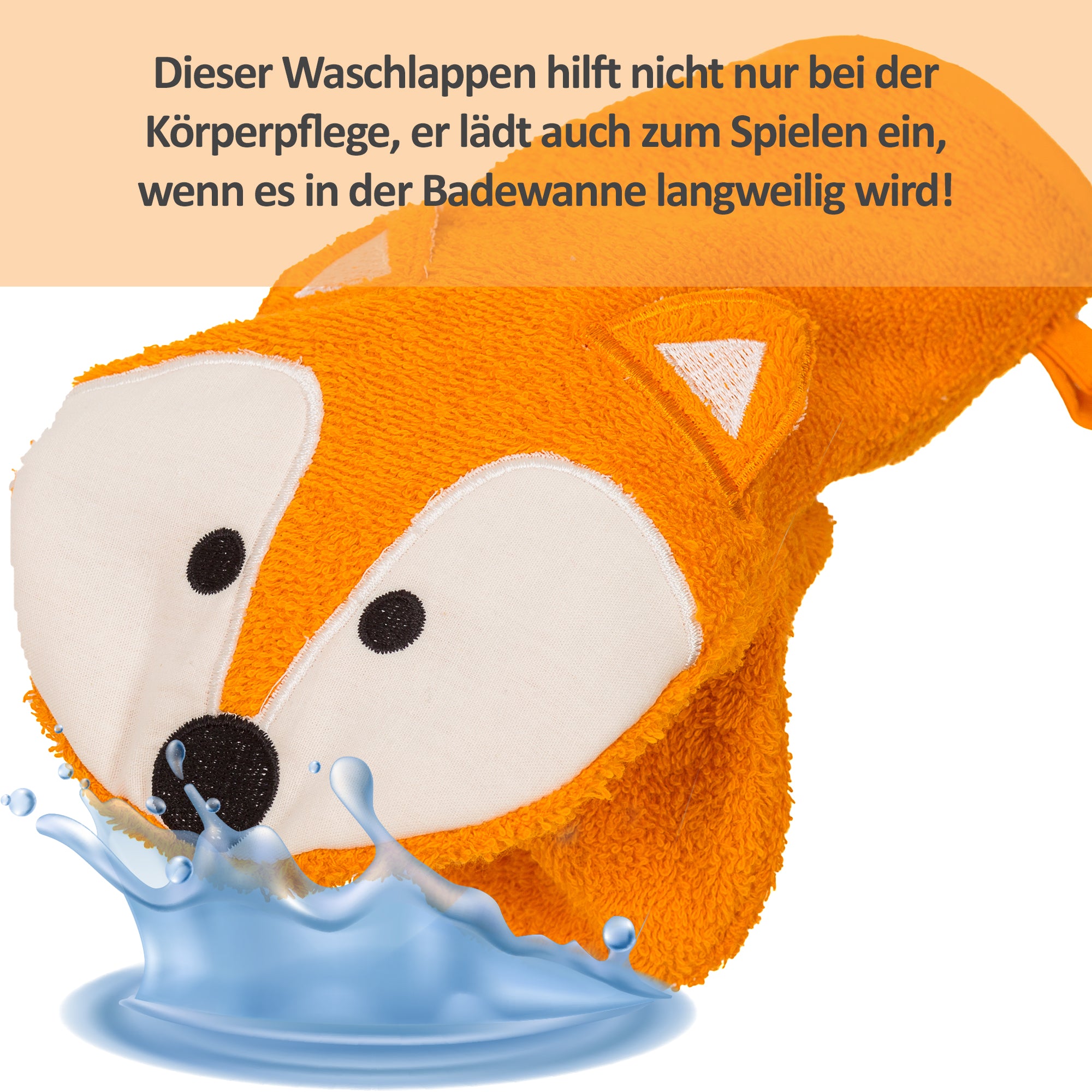 Spiel-Waschhandschuh Fuchs