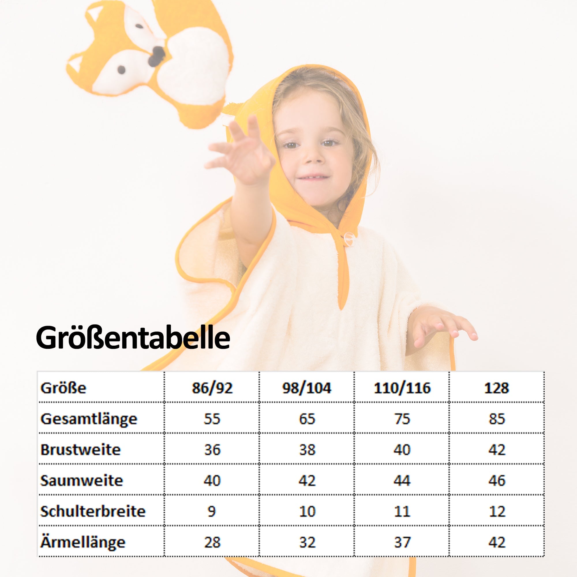 Bademantel Fuchs für Kinder - Smithy