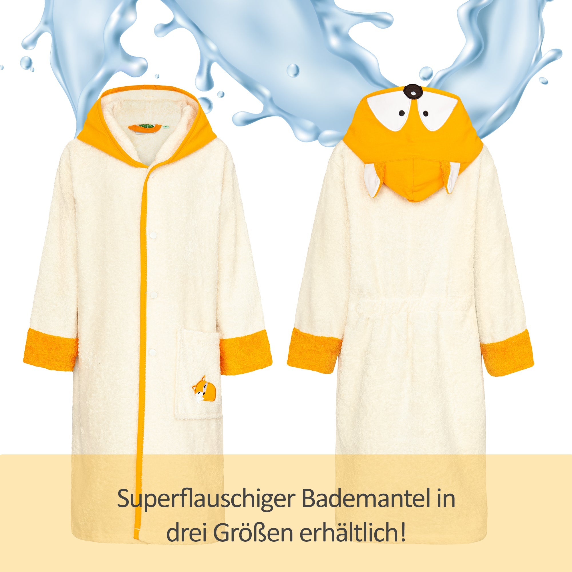 Bademantel Fuchs für Kinder - Smithy