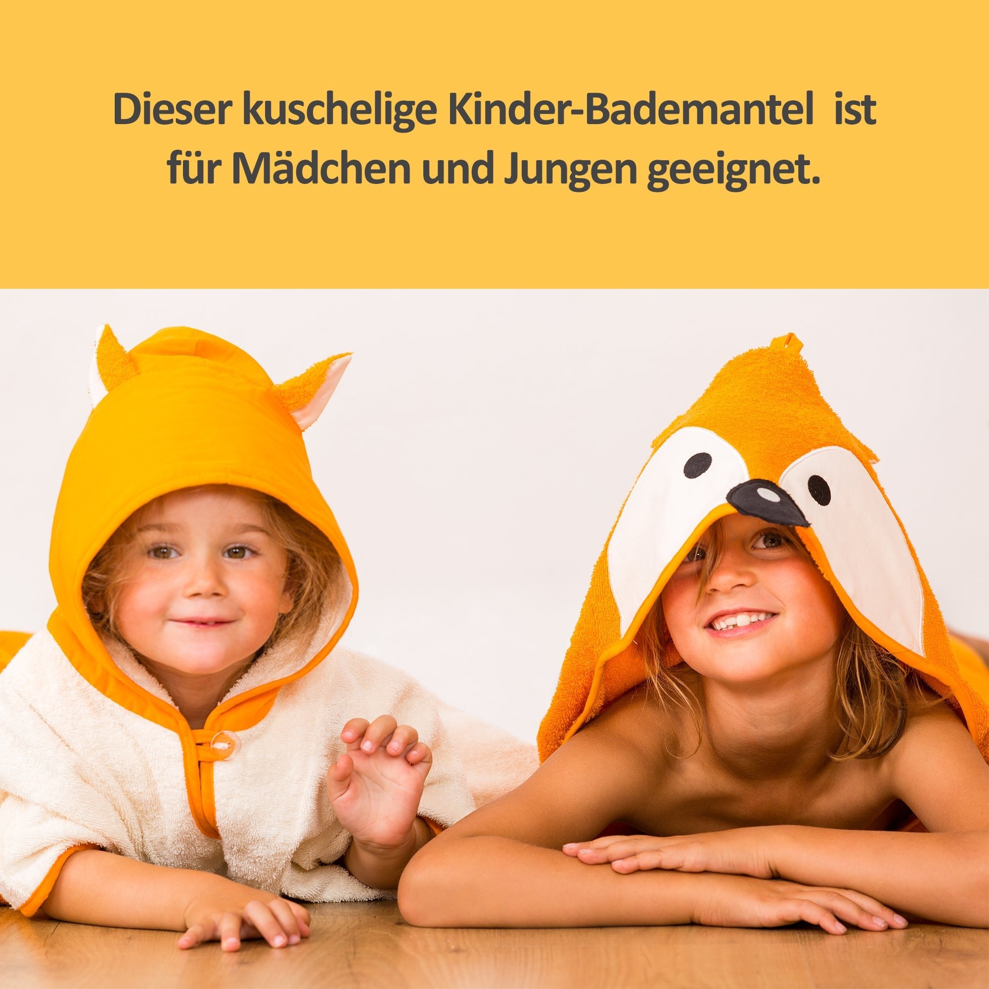 Bademantel Fuchs für Kinder - Smithy