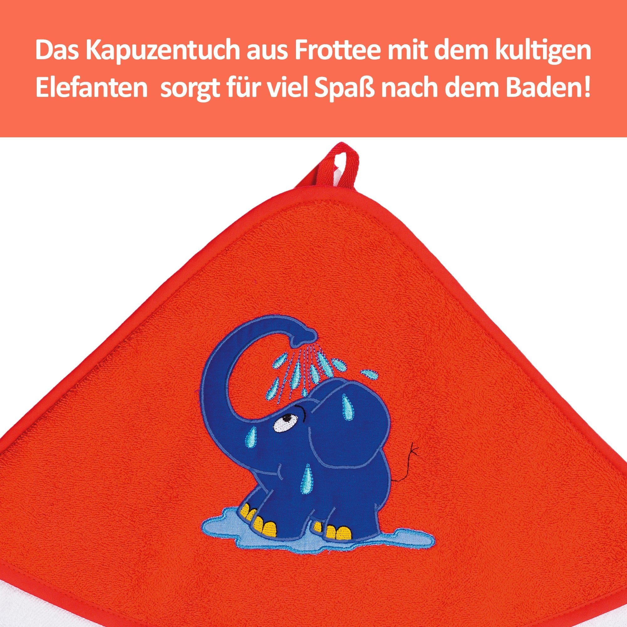 Kapuzenhandtuch Freunde, 100 x100 - Smithy