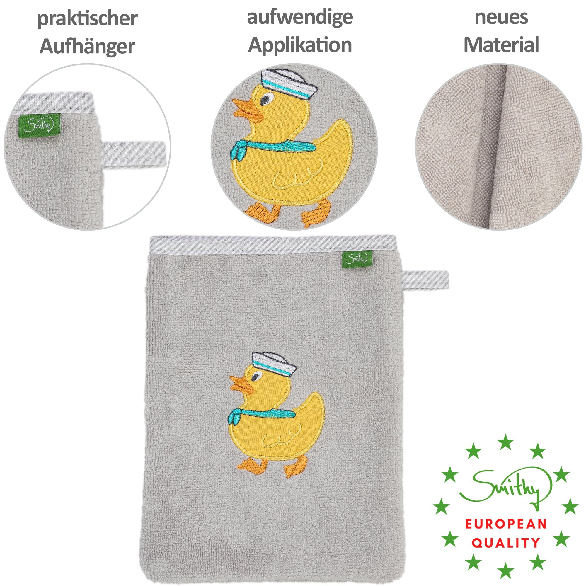 Premium Waschhandschuh Ente - Smithy