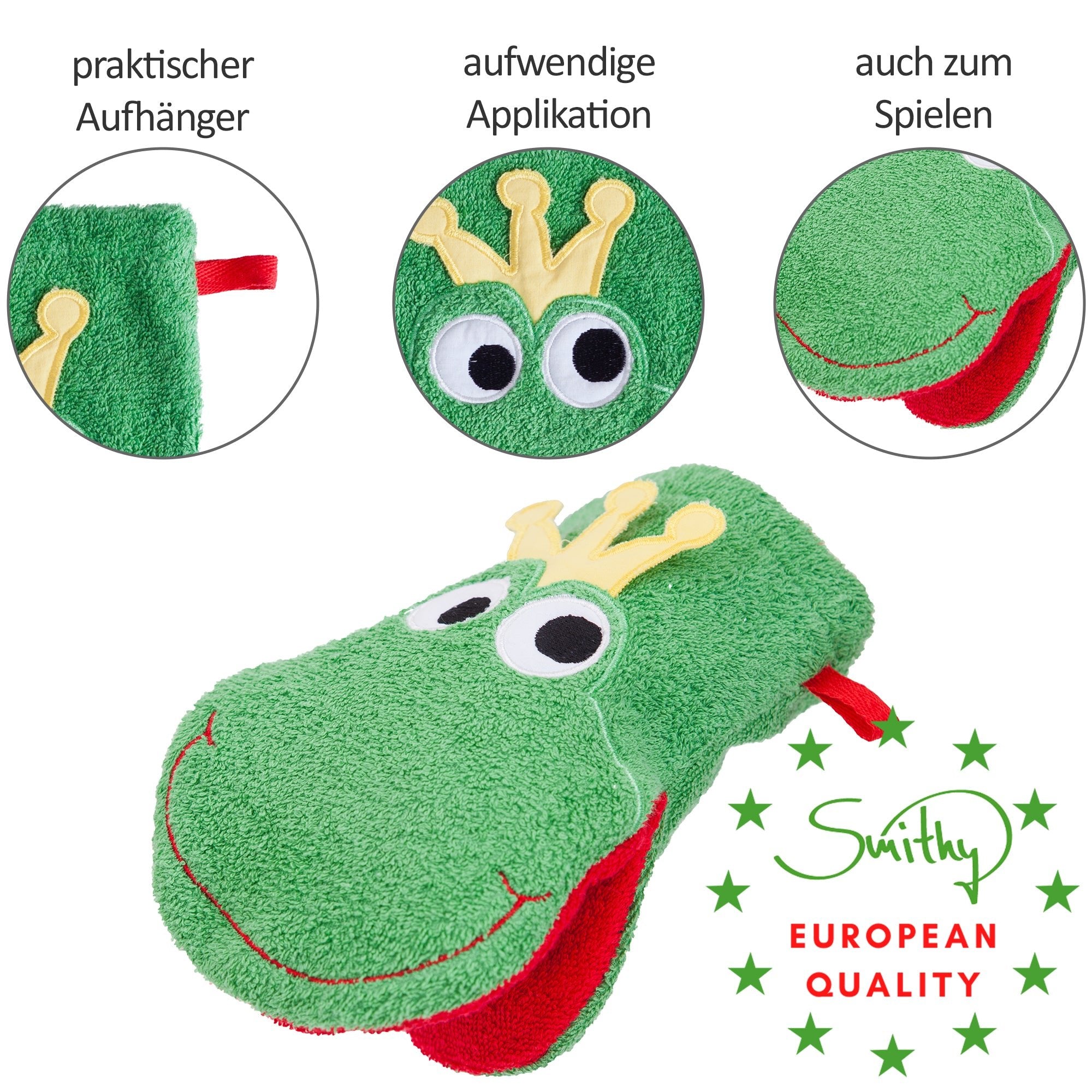 Waschhandschuh zum Spielen Frosch - Smithy